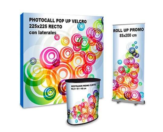 Pack Stand publicitario para ferias